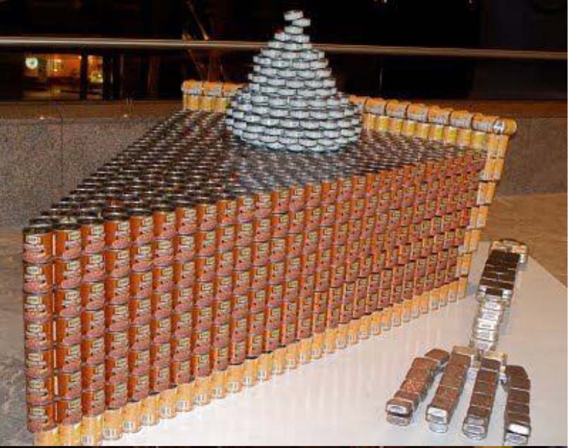 Canned Food Drive Sculpture Contest