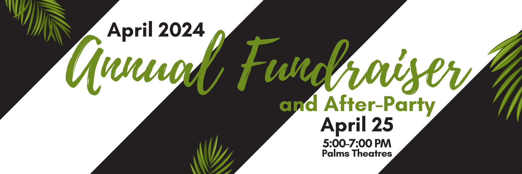 2024 Fundraiser Palm Tree Banner